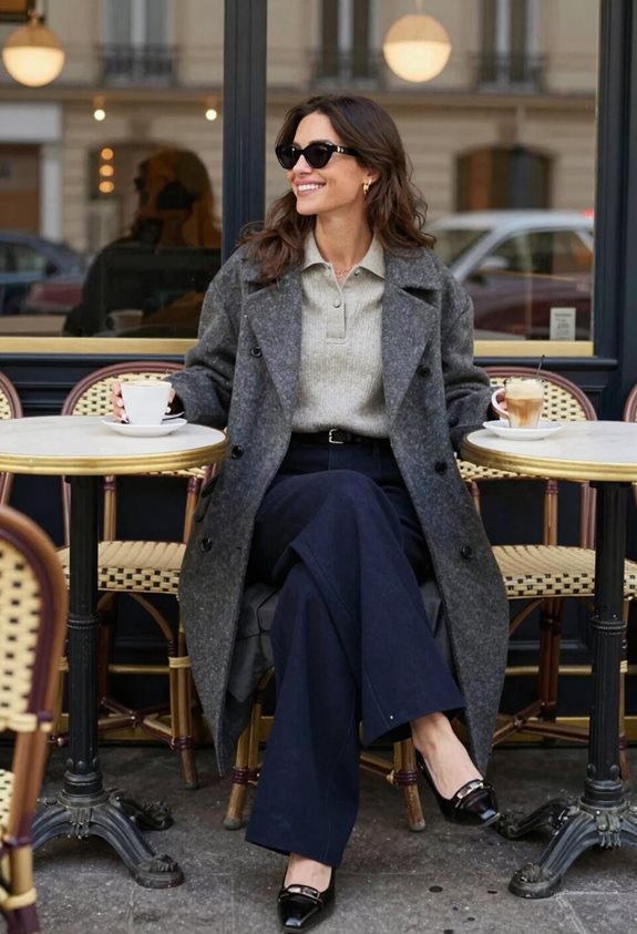 stylish layered outfit combination