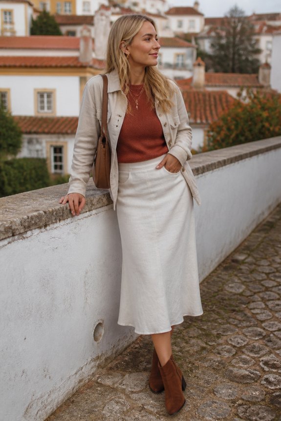 stylish layered summer outfit