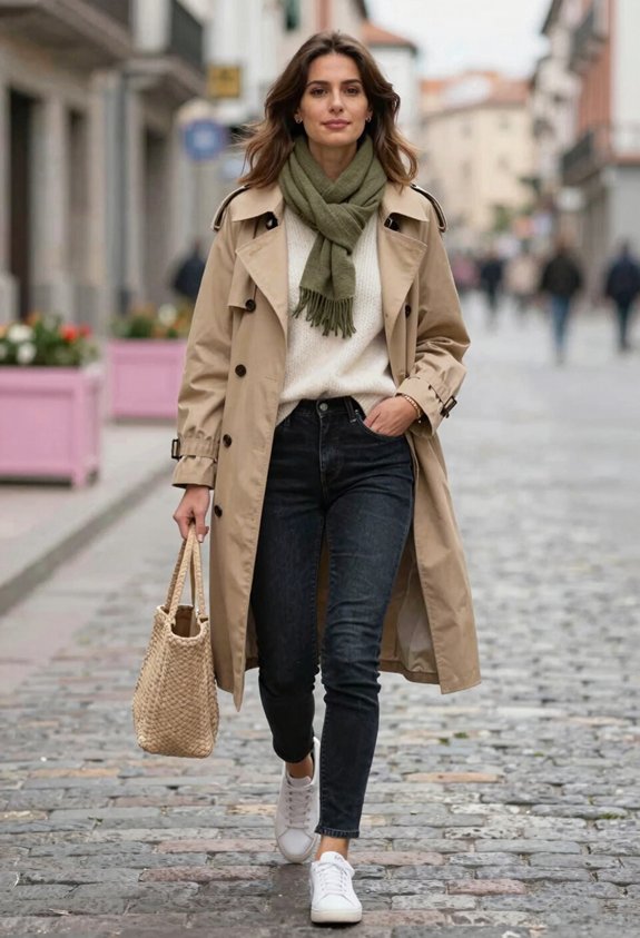 stylish layering for madrid s weather