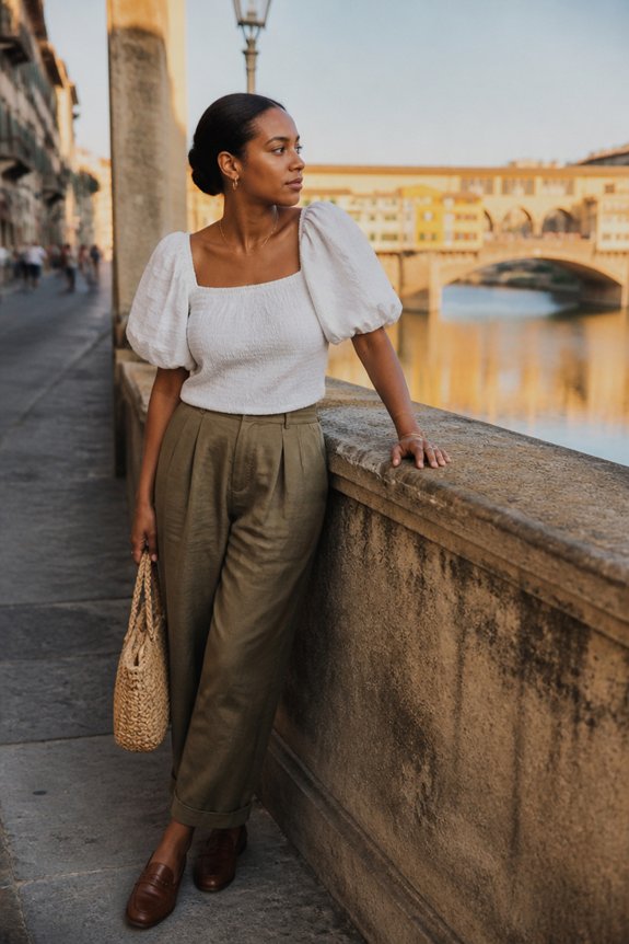stylish summer casual outfit