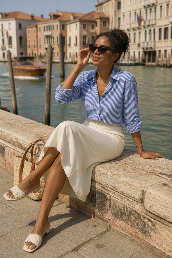 stylish summer chic ensemble
