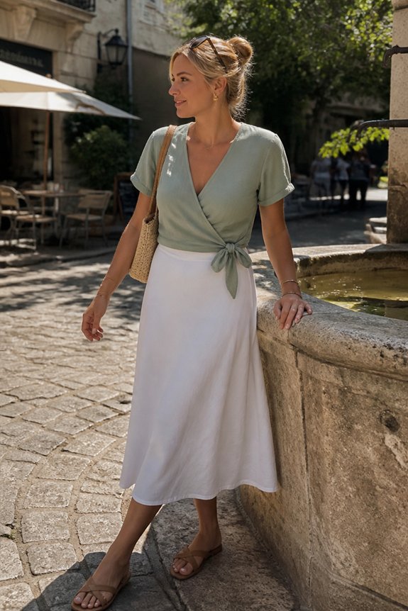 stylish summer outfit ensemble