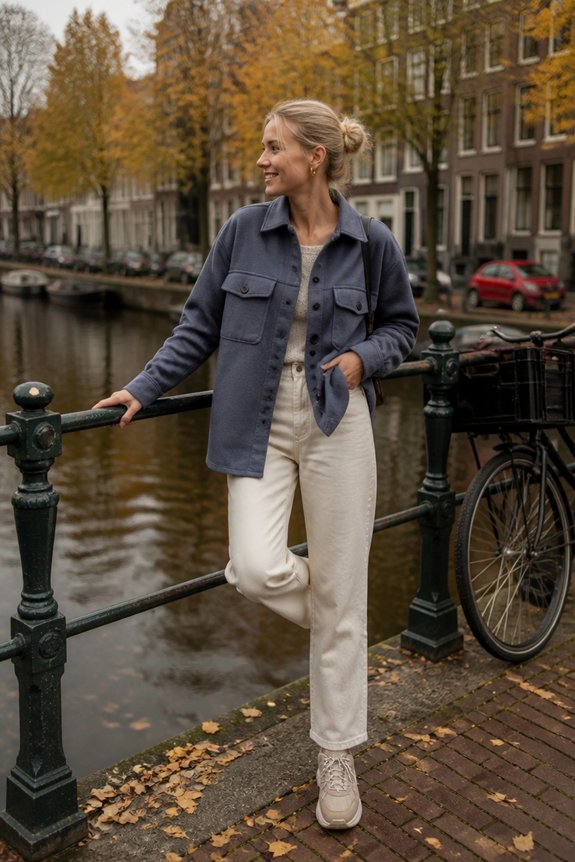 stylish waterproof layered outfit