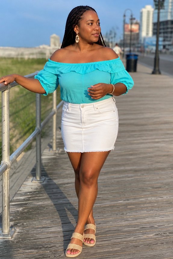 summer beach day outfit