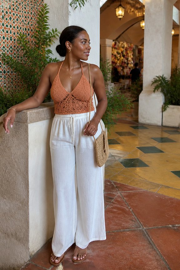 summer boho chic outfit