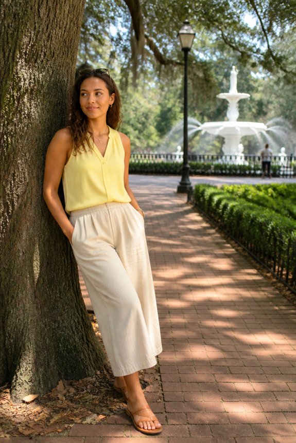 summer chic casual ensemble
