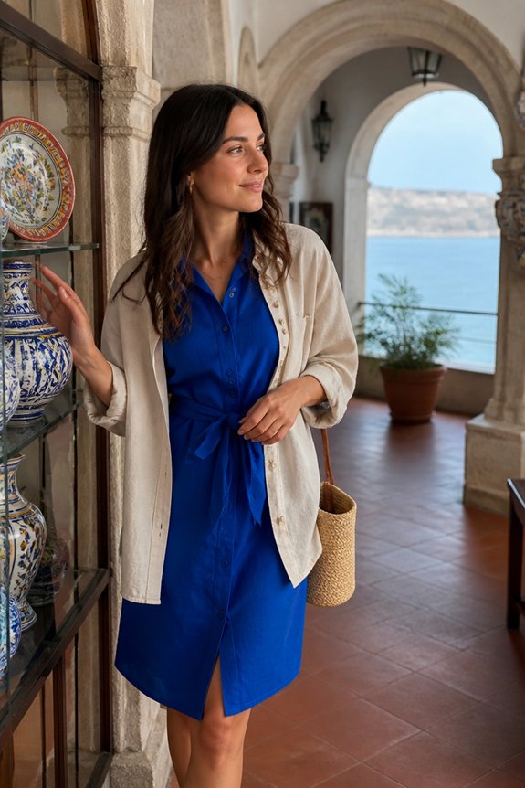 summer chic layered ensemble