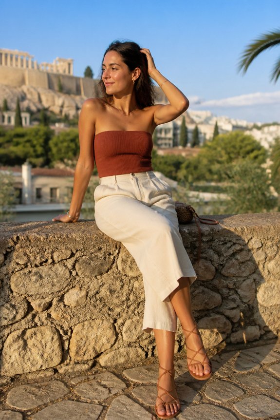 summer chic outfit ensemble