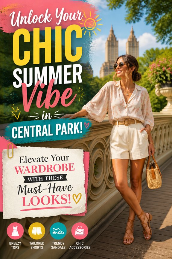 summer fashion in central park