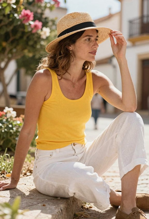 sunny casual summer outfit