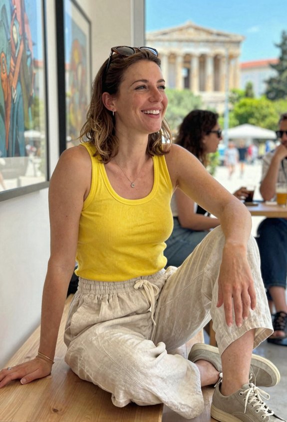 sunny stylish summer outfit