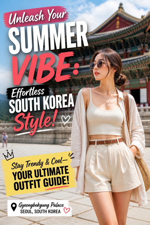 trendy south korean summer fashion