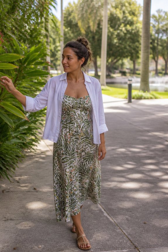 tropical lightweight casual summer