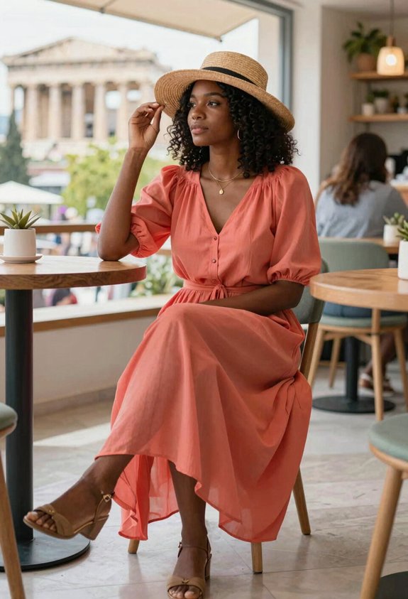 vibrant summer outfit ensemble