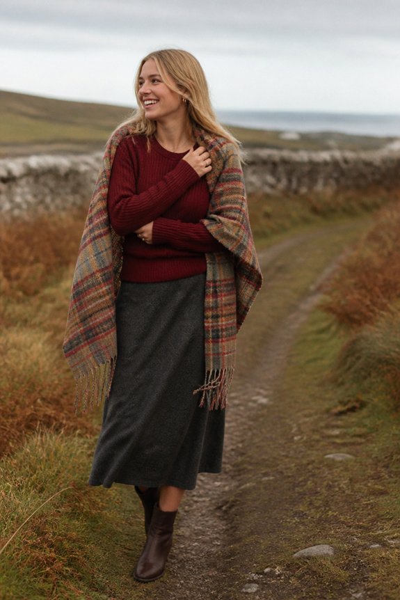 warm autumn chic ensemble