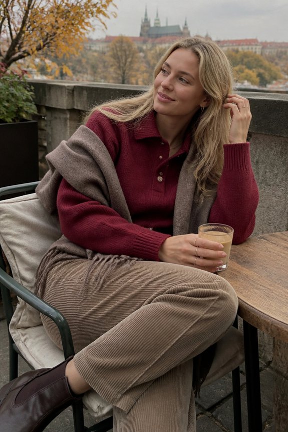 warm cozy fall outfit