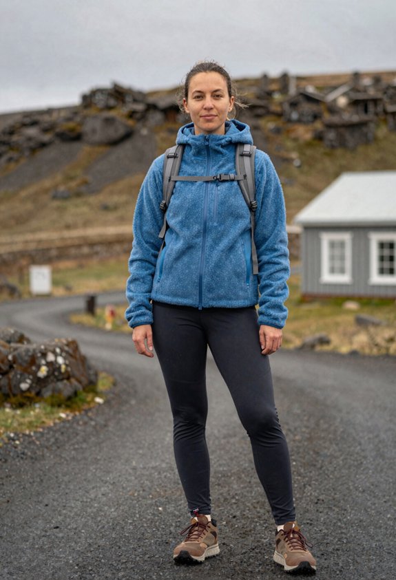 warm fleece moisture wicking leggings