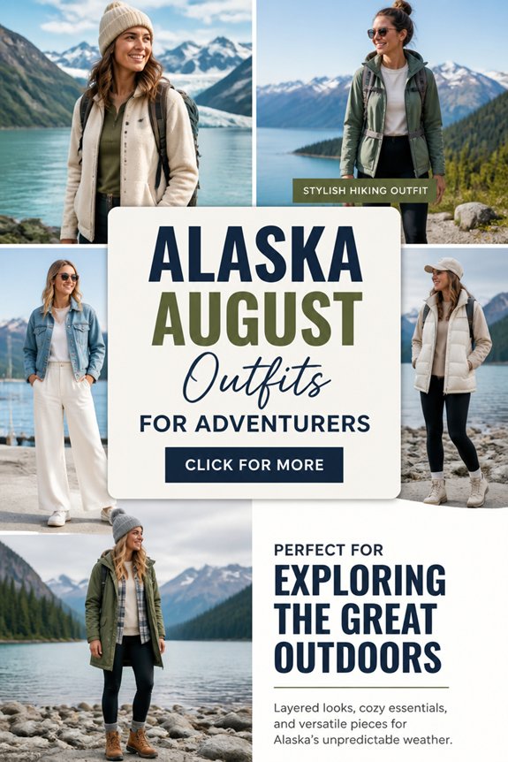 warm layered outdoor attire