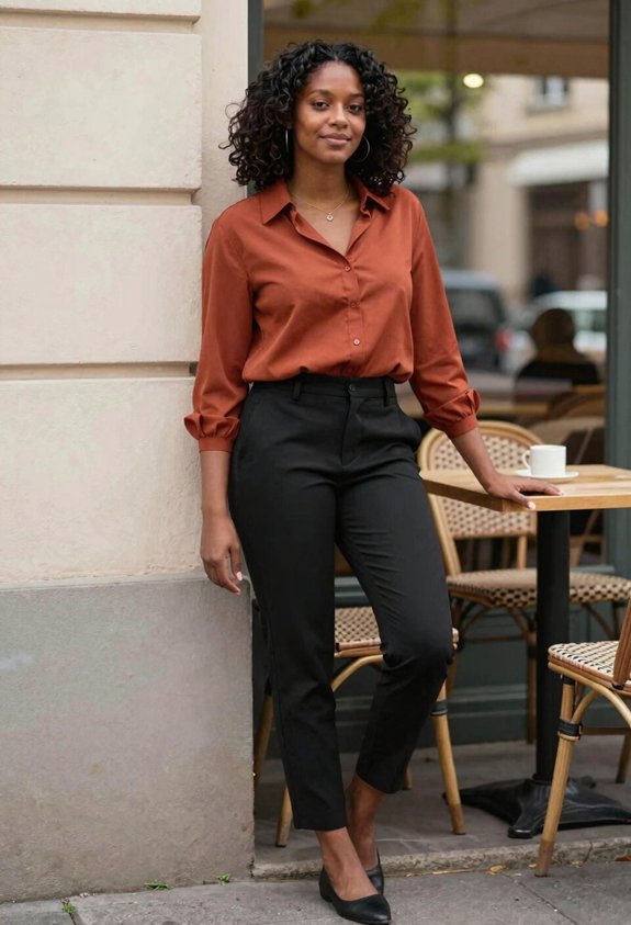 warm practical stylish ensemble