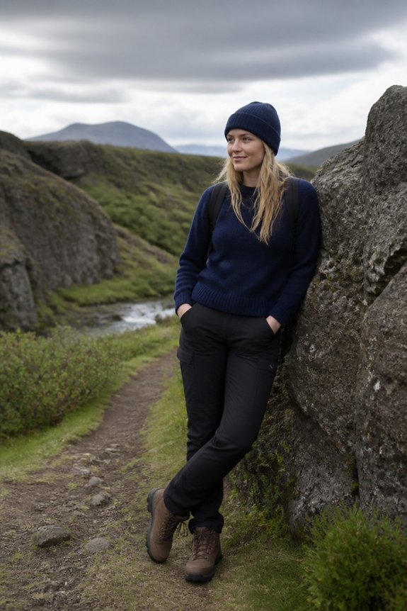 warm versatile outdoor outfit