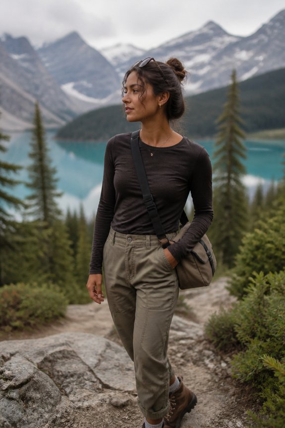 warm versatile travel outfit