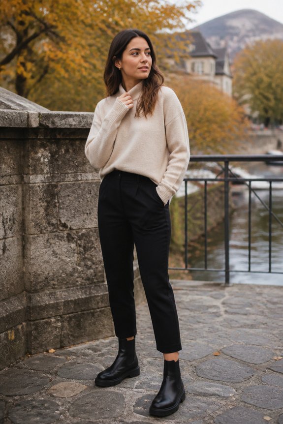 warm waterproof stylish ensemble