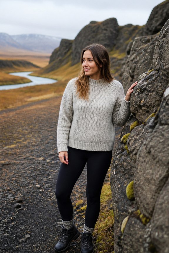 warm wool hiking essentials