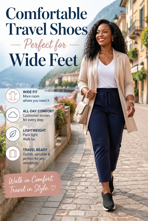 wide feet travel shoes